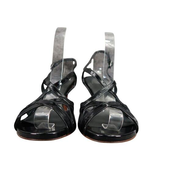 Stuart Weitzman Shoes Womens 9 Pump Slingback Strappy Heel Leather Fashion Black - Picture 2 of 16